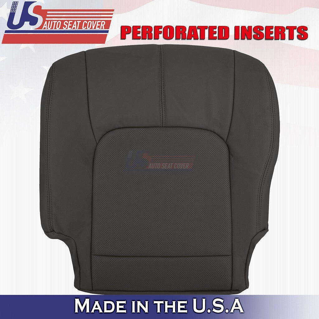 2009 to 2014 Fits Nissan Murano Driver Bottom Leather Seat Cover Black