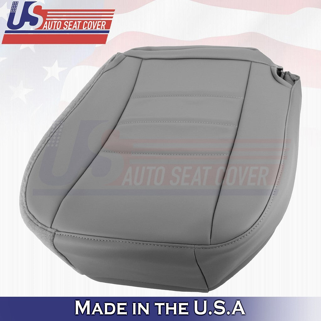 1997-2006 FOR Jeep Wrangler Driver Side Bottom Leather Seat Cover Mist Gray