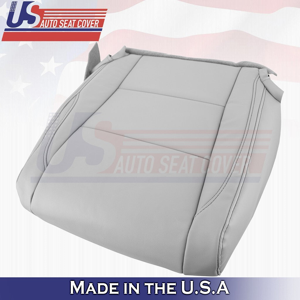 2019 For Toyota Highlander Front Driver Bottom Leather Seat Cover Ash Gray