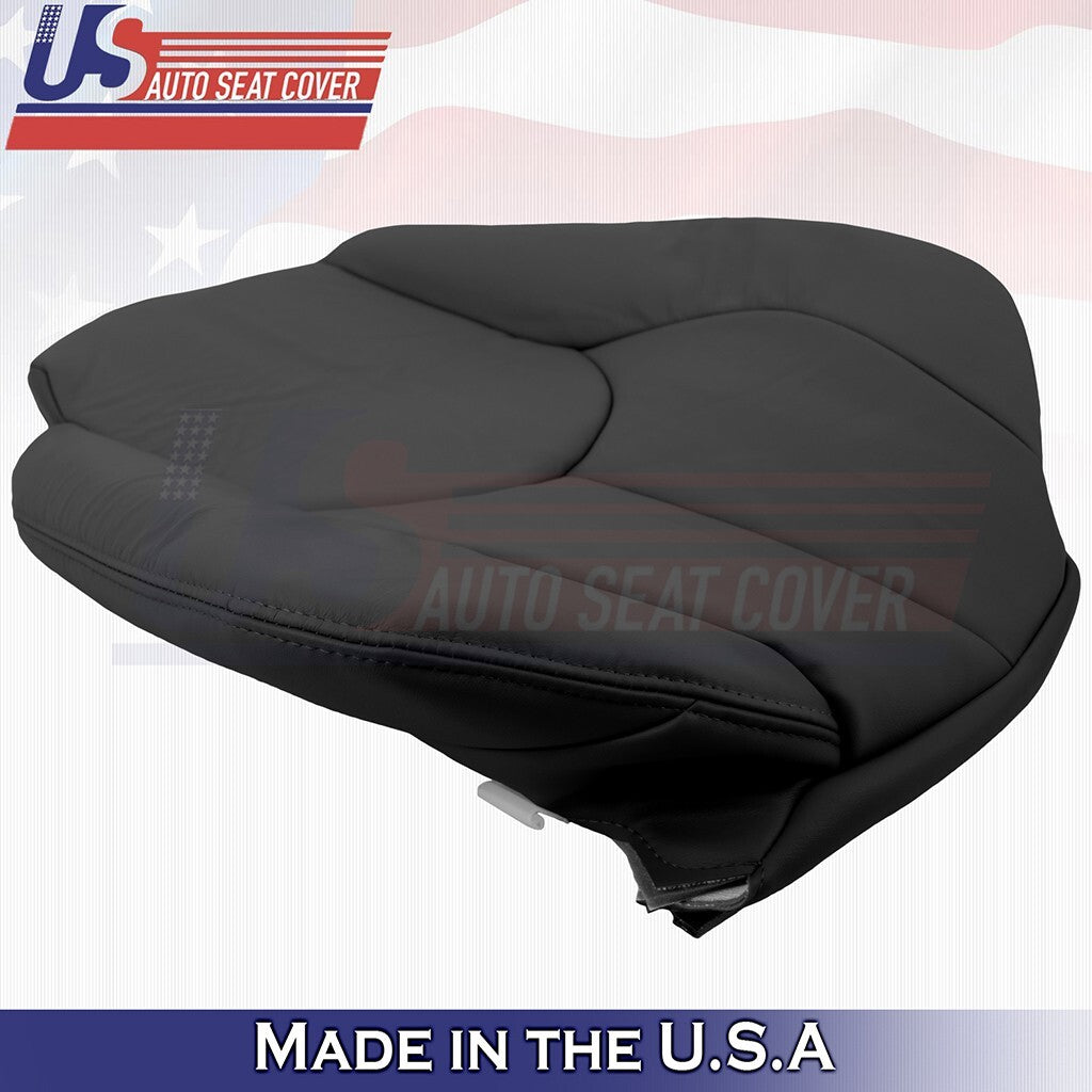 1996 to 2002 For Mercedes Benz SL600 Front Set Tops &Bottoms Leather Cover Black
