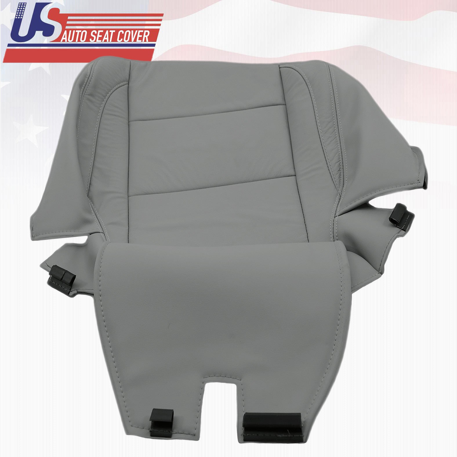 2005-2015 Gray Front Passenger bottom Leather OEM Seat Cover for Nissan Titan SE