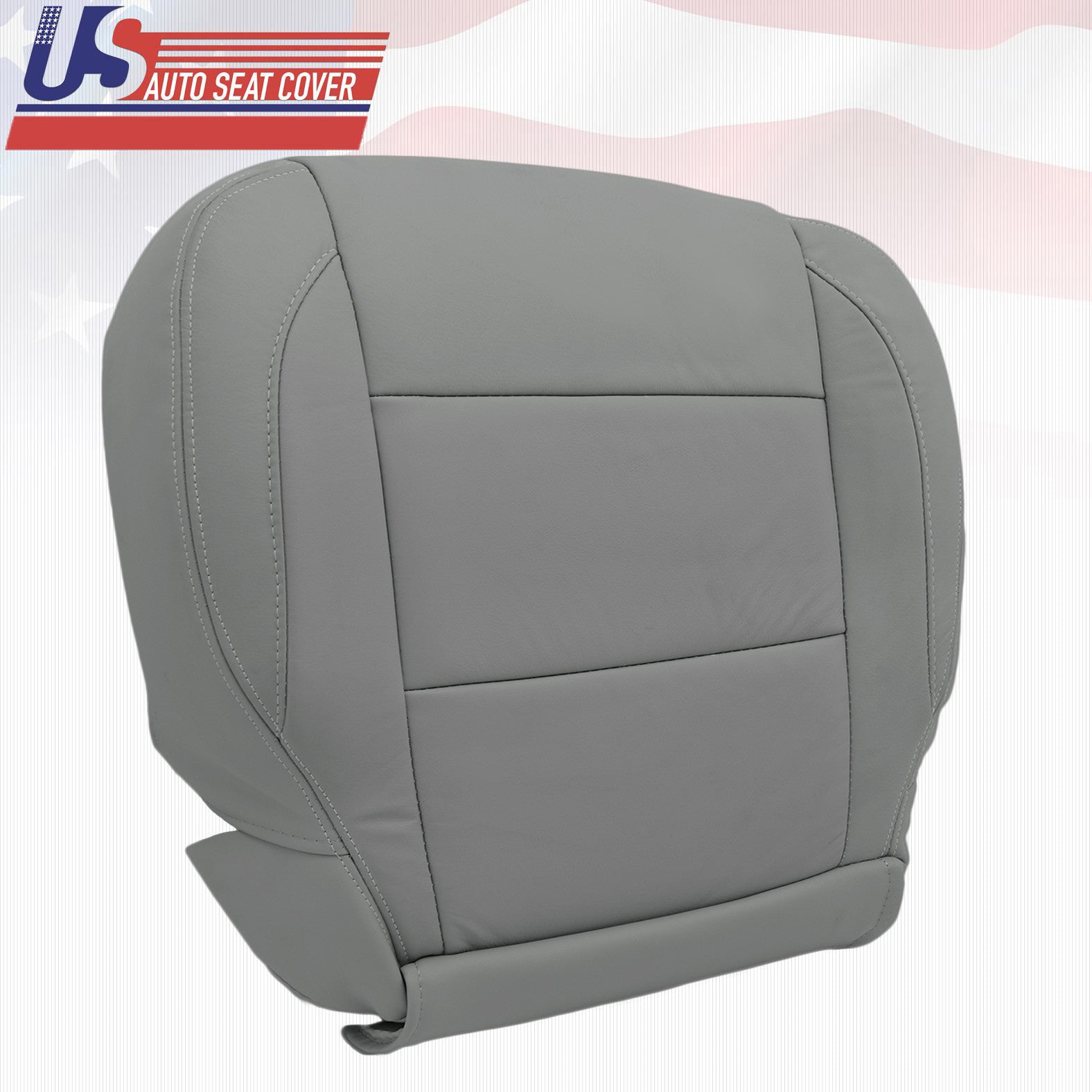 2005-2015 Gray Front Passenger bottom Leather OEM Seat Cover for Nissan Titan SE