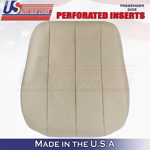 1990 to 1995 Fits Mercedes Benz SL300 Driver Passenger Bottom Leather Cover Tan