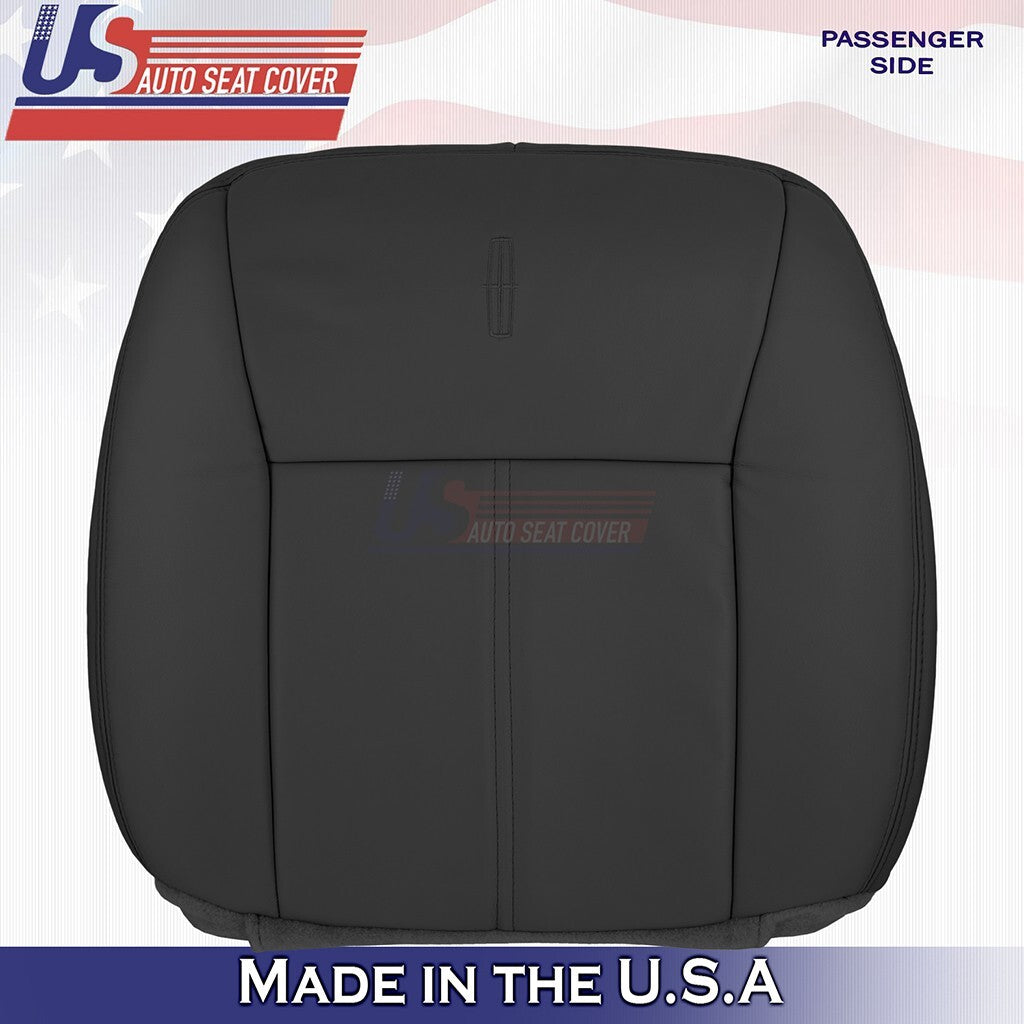 2003 2004 2005 2006 For Lincoln Town Car PASSENGER Top Leather Seat Cover Black