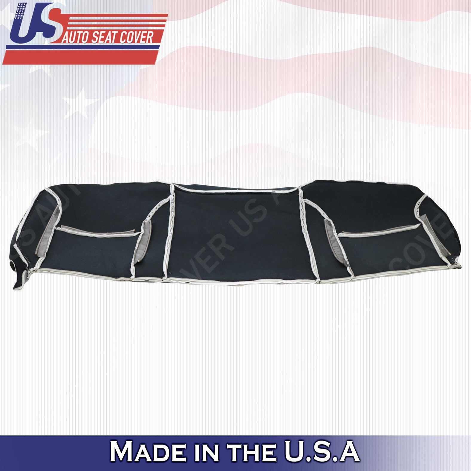 For 2001 International 4900 Bench Seat Cover Replacement in Tan