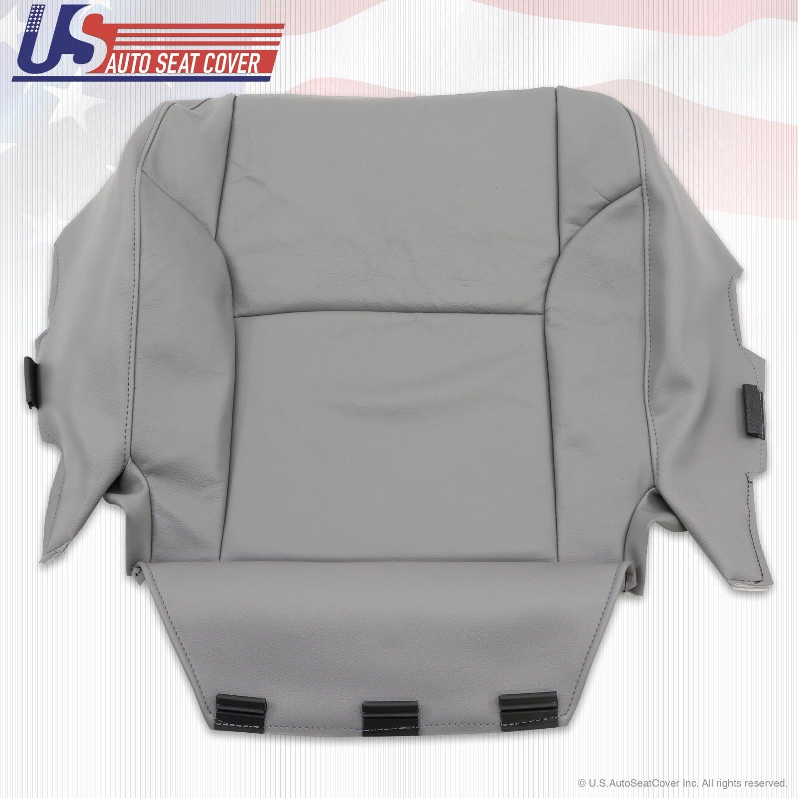 Passenger Lower Bottom Leather Seat Cover Gray Fits 2003-2009 Toyota 4Runner