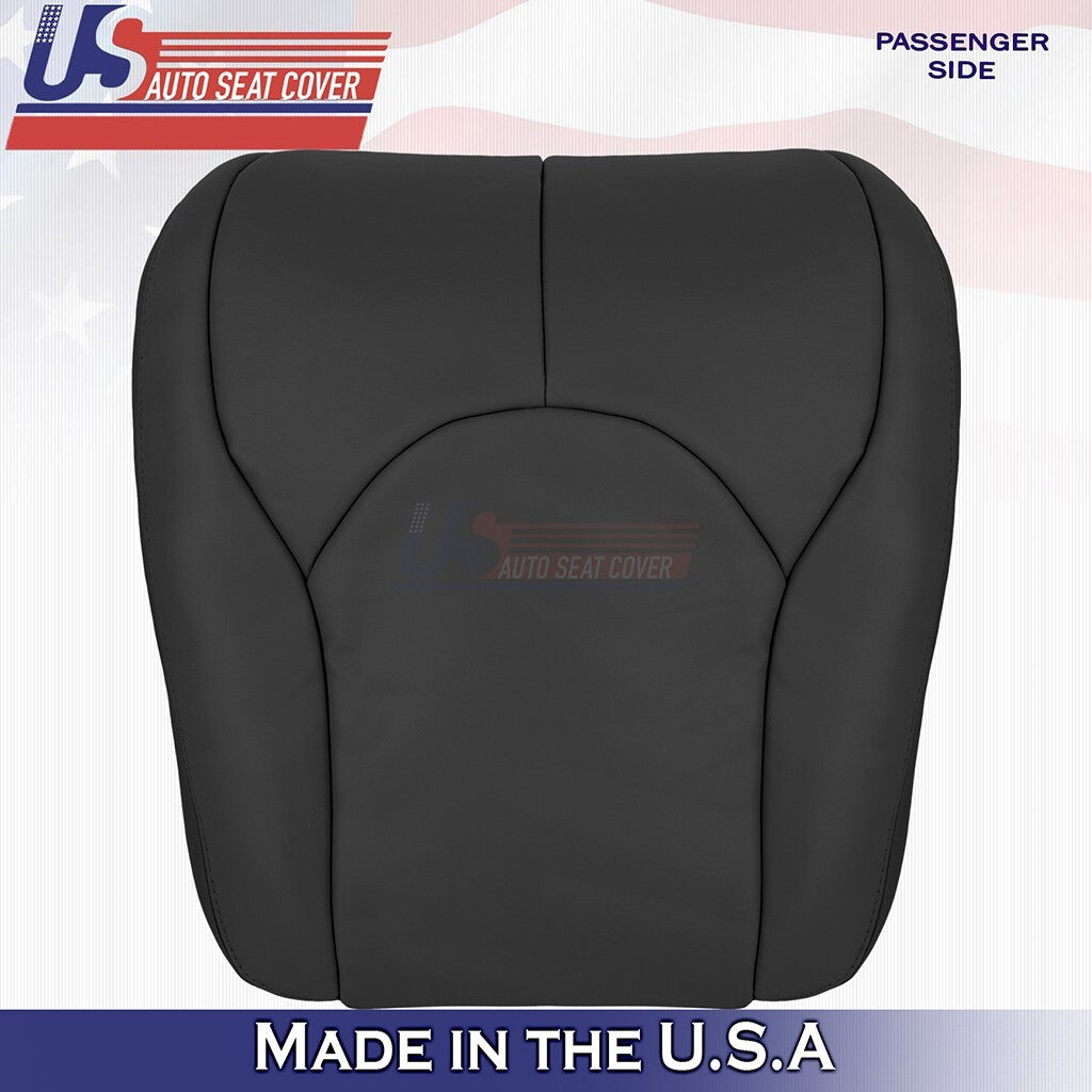 Passenger Bottom Leather Cover Black Fits 1999 to 2002 Mercedes Benz SL500 SL600