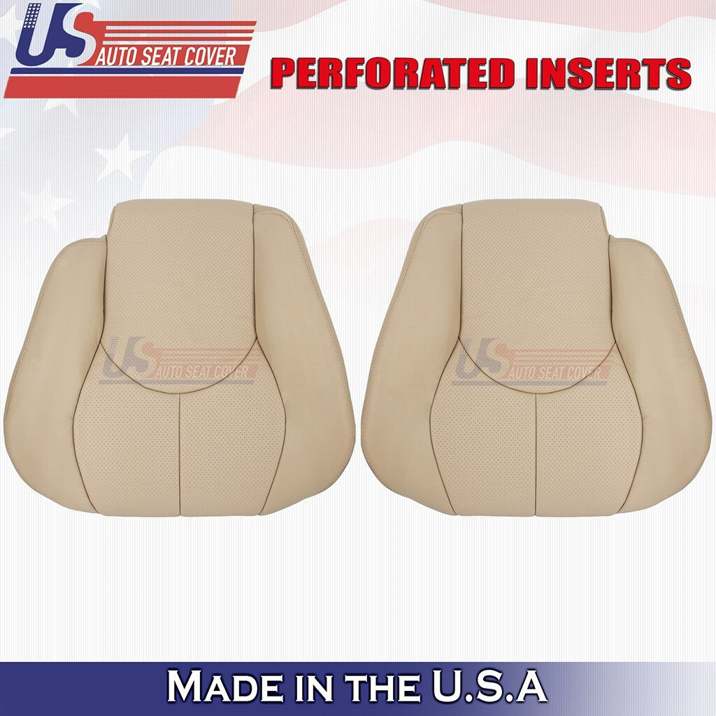 1996 to 2002 Fits Mercedes Benz SL500 Driver-Passenger Tops Leather Cover Tan