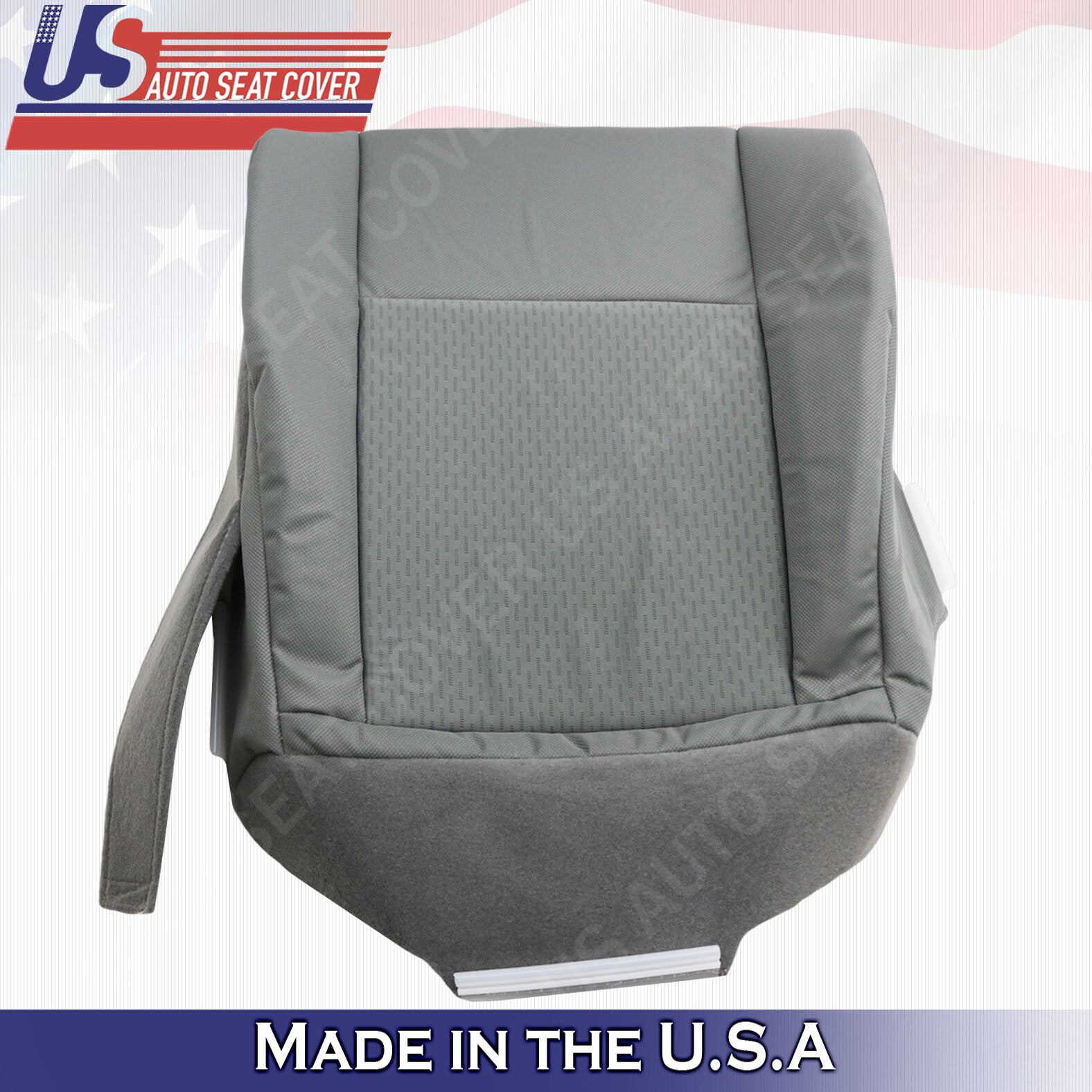 2009 to 2019 Fits Ford E150 E250 Van Passenger Bottom Cloth Cover Flint Gray