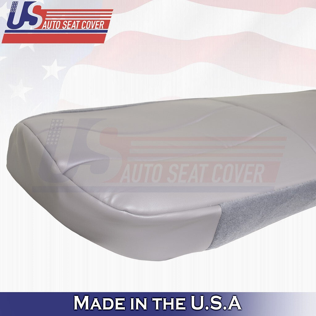 1994 to 1997 Fits Ford F450 XLT Rear Bench Top & Bottom Vinyl Seat Cover Gray