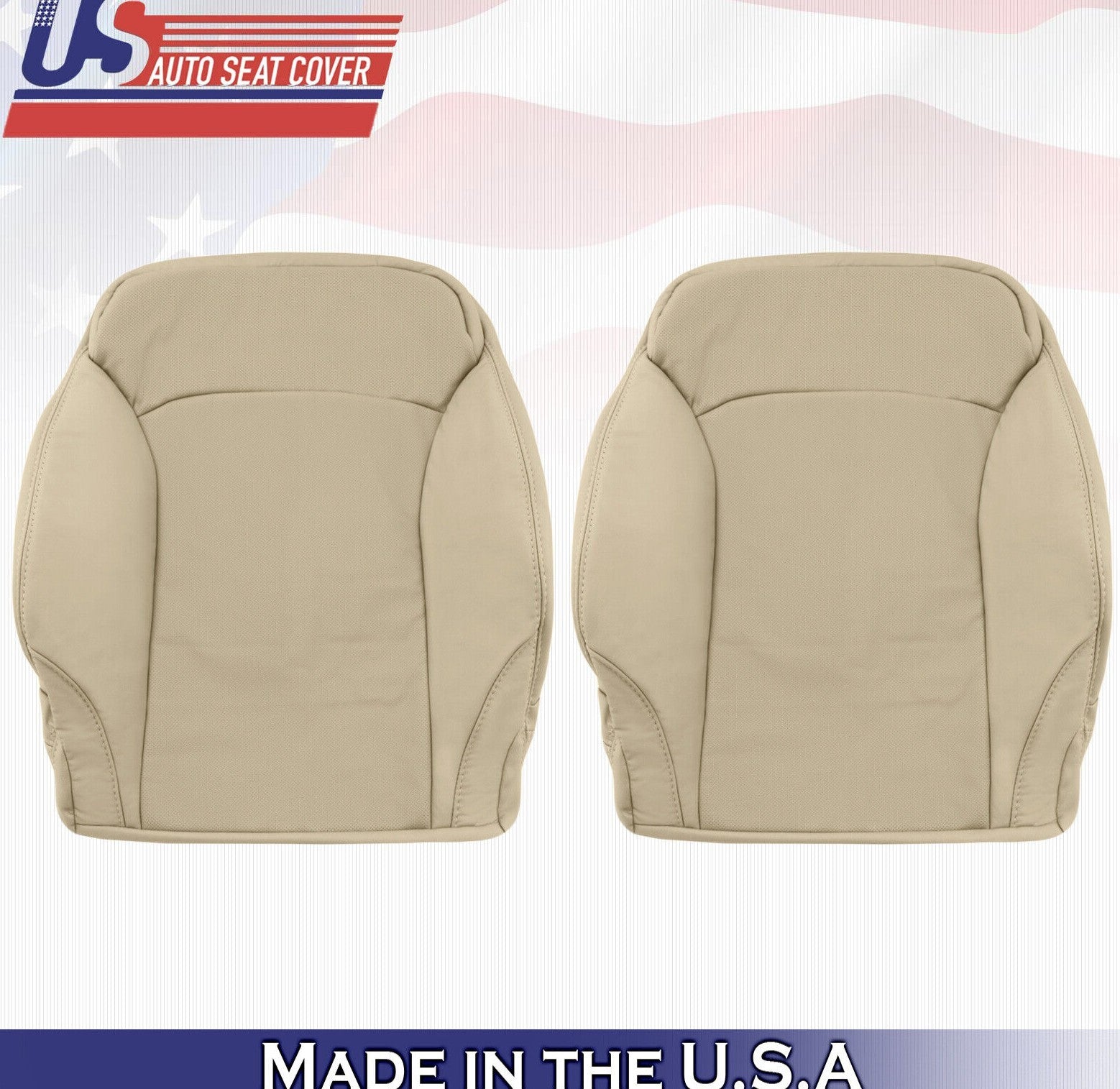 2011 For Lexus IS250 IS350 Driver Passenger Top Perforated Leather Covers in Tan