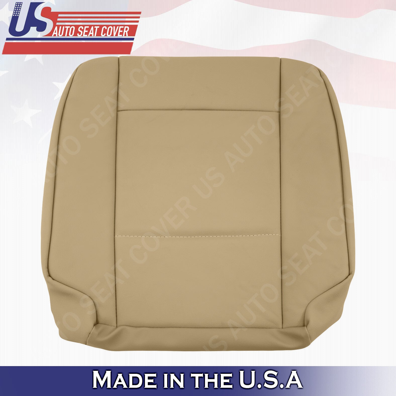 DRIVER BOTTOM LEATHER COVER SAND BEIGE FOR 2002 2003 2004 2005 2006 BMW 5 SERIES