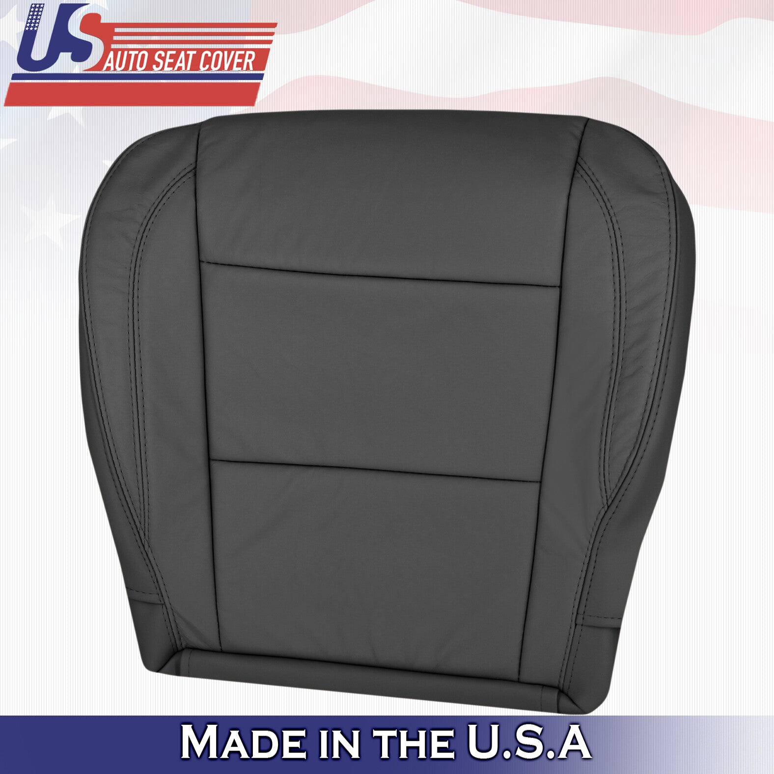 2004 - 2010 For Infinity QX56 Driver & Passenger 2x Bottom Leather Covers Black