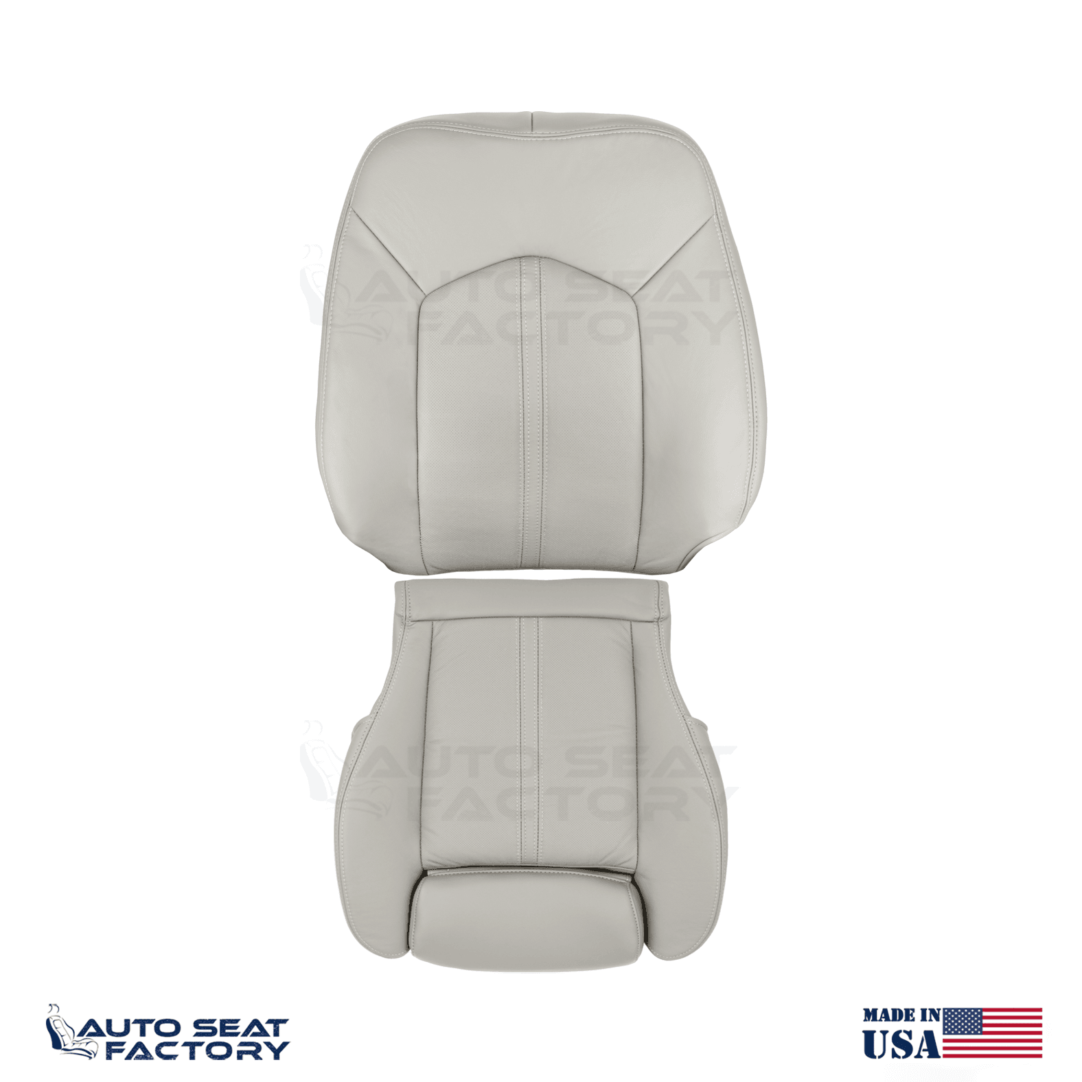 Replacement 2010 - 2016 Fits Cadillac SRX Shale Leather Seat Covers, Perforated