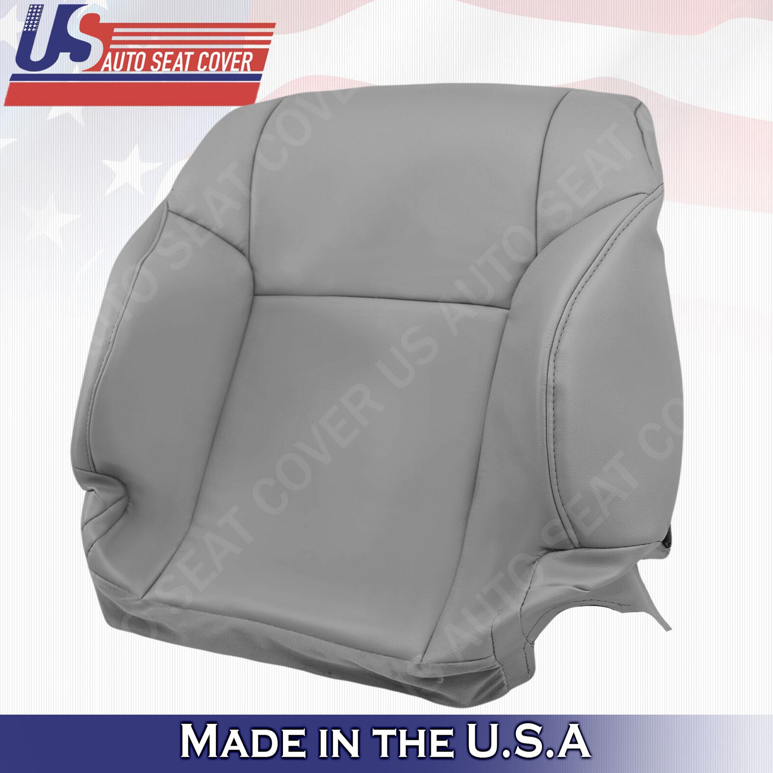 Fits 2003 to 2009 Toyota 4Runner Front Driver Passenger Tops Leather Cover Gray