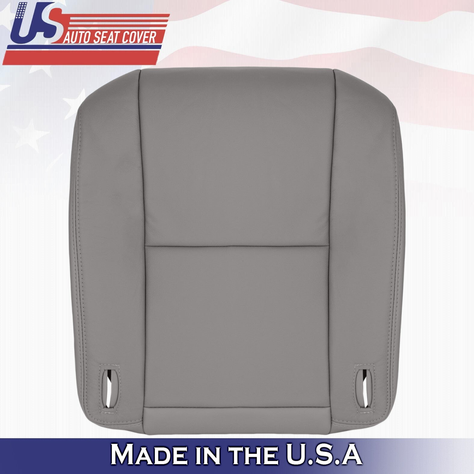1998 to 2003 For Toyota Sienna Front Driver Bottom Leather Seat Cover Gray