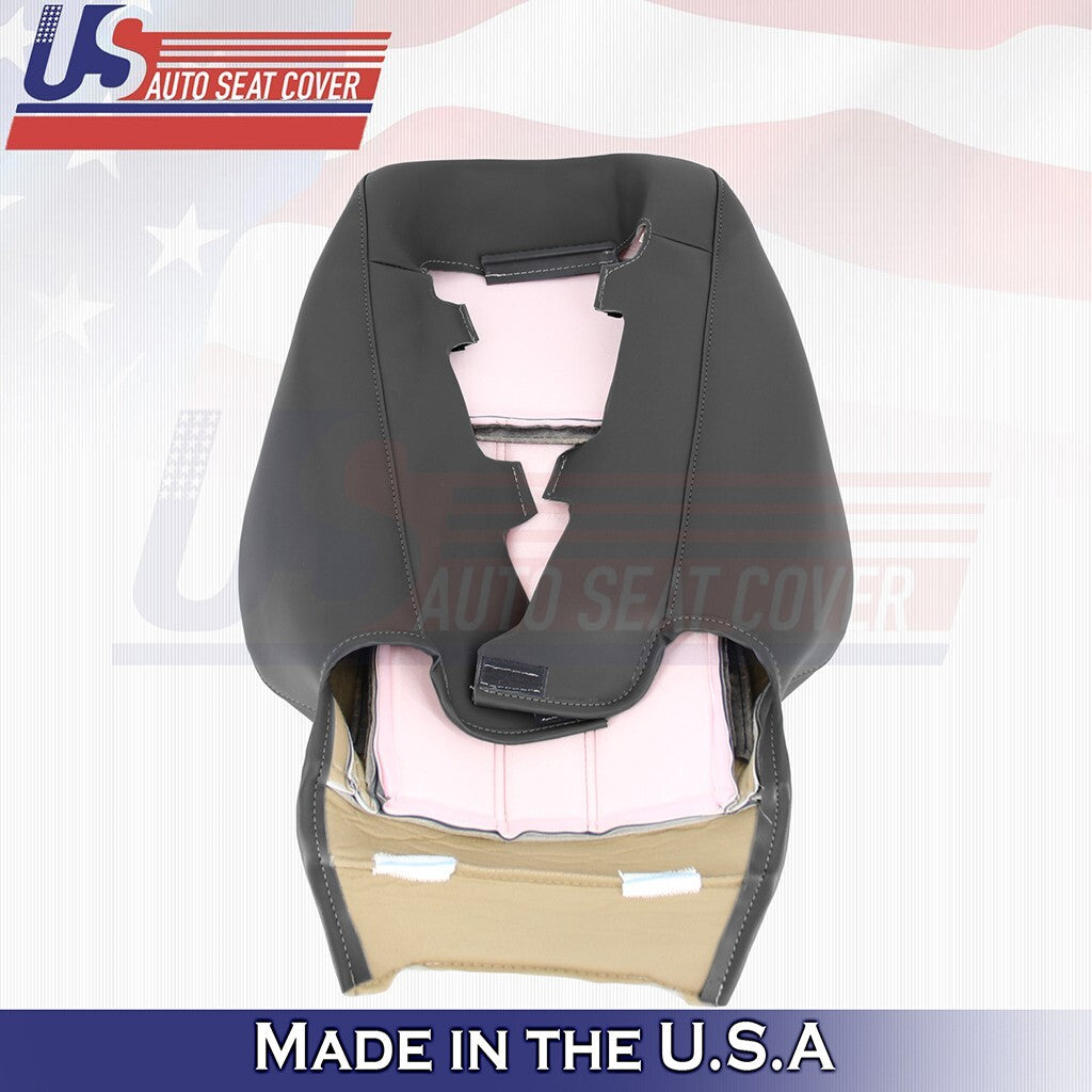 2008 to 2016 Fits Chrysler Town Country Passenger Top Bottom Leather Cover Black