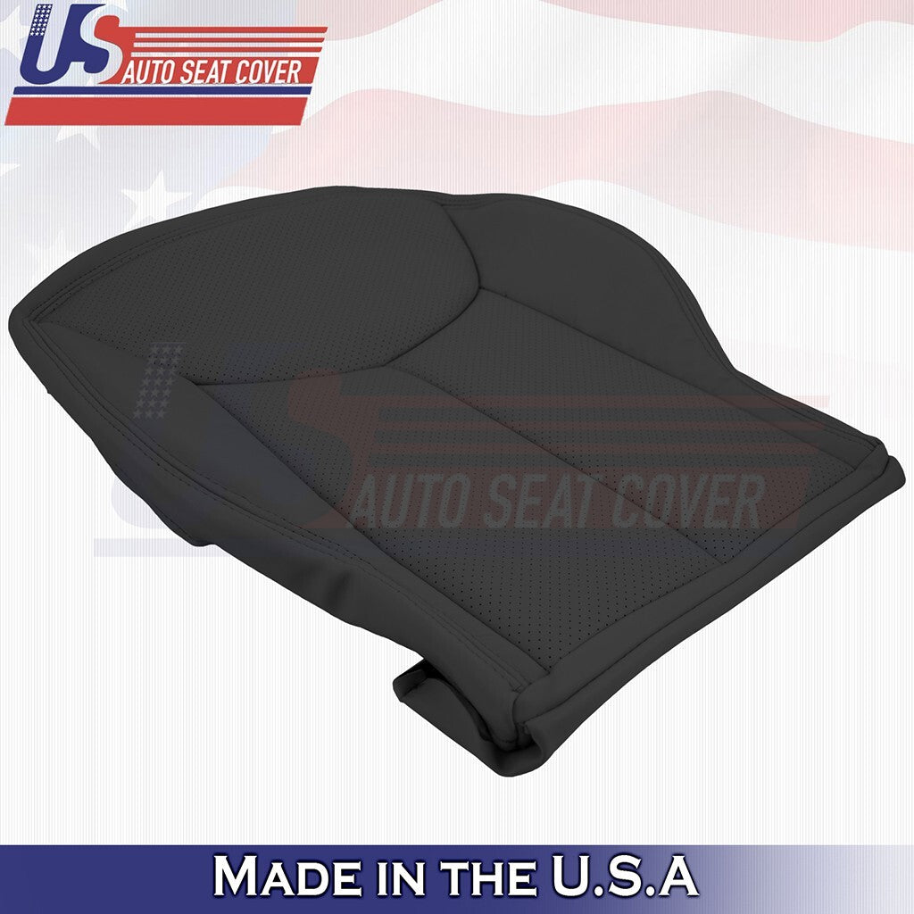 2003 to 2007 Fits Mercedes Benz SL600 Driver Bottom Perf Leather Cover Black