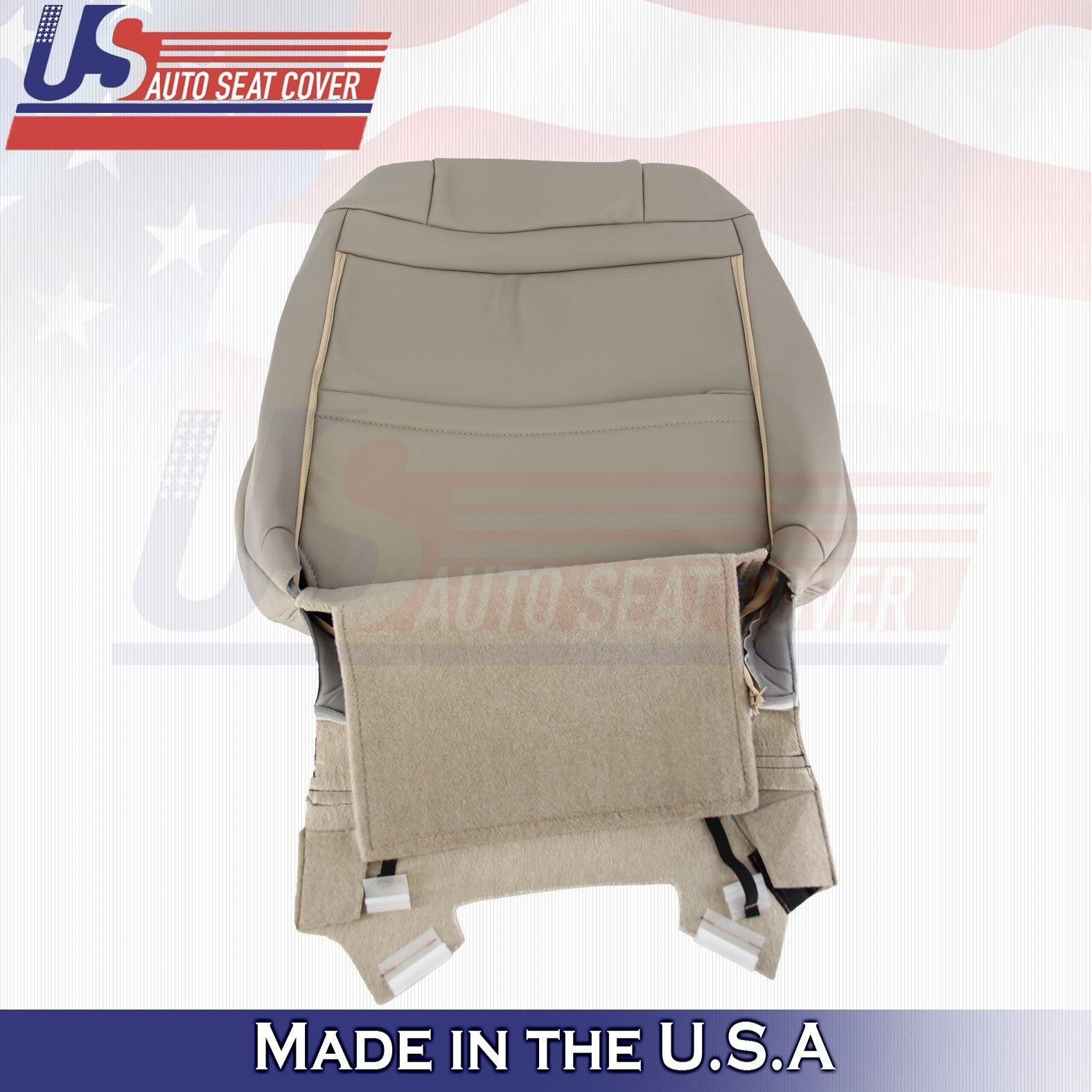 2012 2013 2014 2015 2016 FOR Honda CR-V Driver Top Leather Seat Cover Tan
