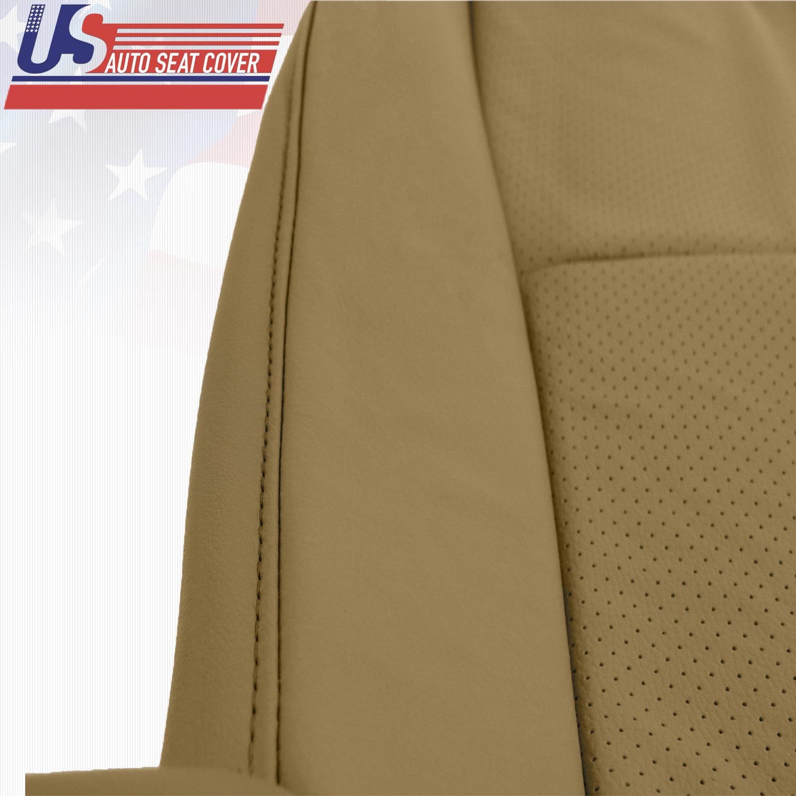 Fits 2004 Highlander Driver & Passenger Bottom Seat Cover Perforated Leather