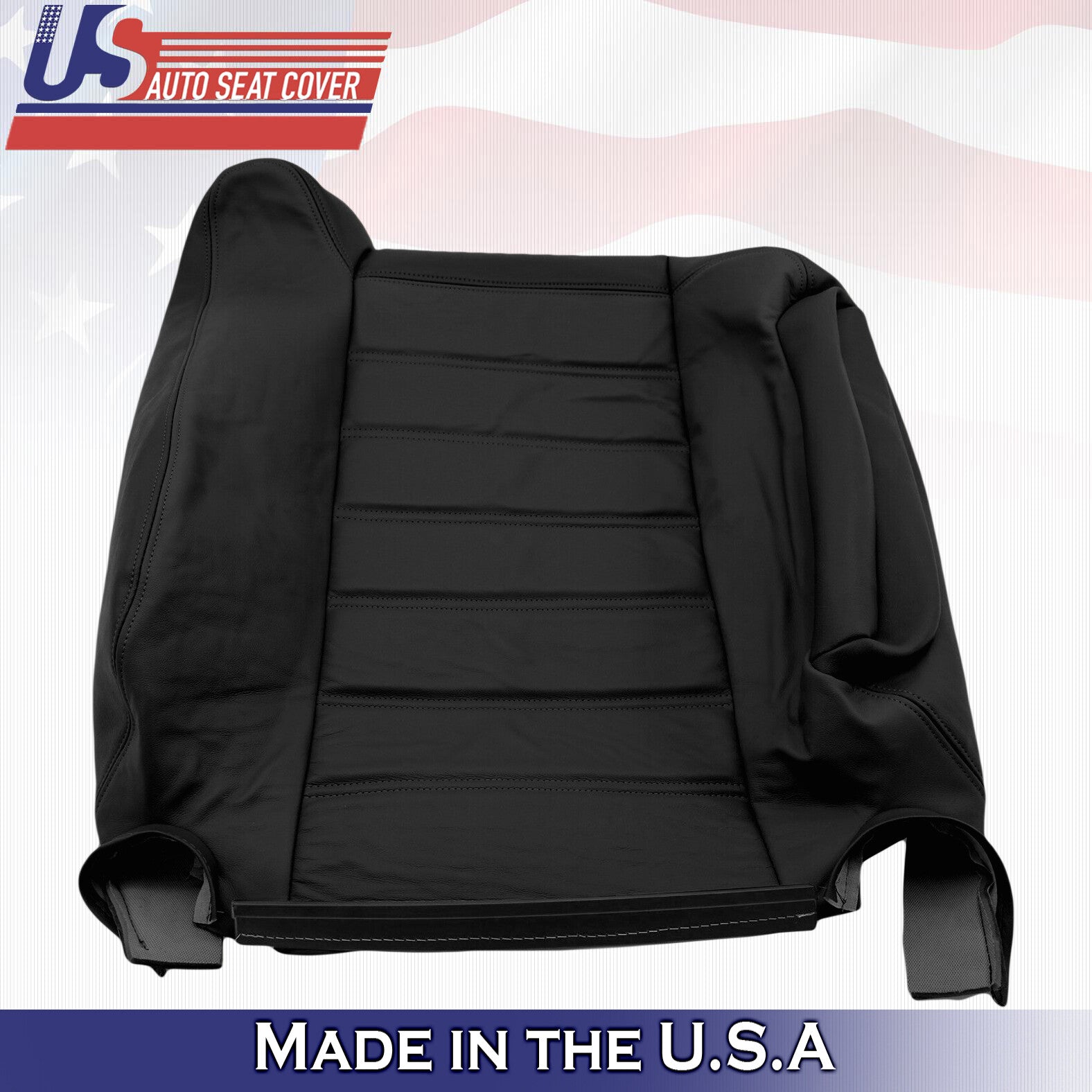 2003 2004 2005 For Hummer H2 Passenger Side Top Leather Seat Cover in Black