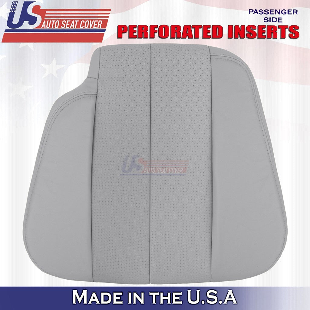 1990-1995 Fit Mercedes Benz SL300 Driver & Passenger Top Leather Seat Cover Gray