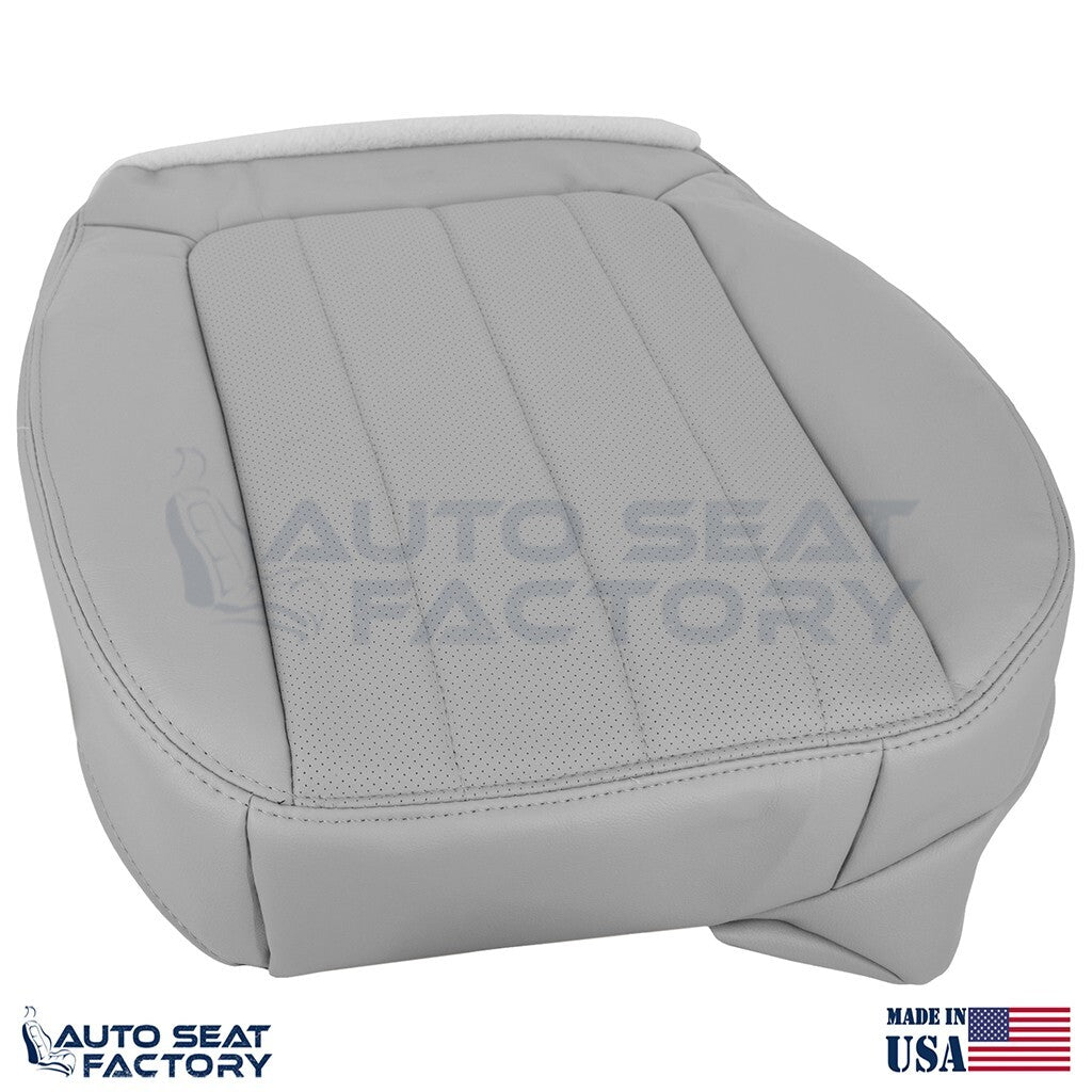 2003 Fits Lincoln LS LEFT & RIGHT Bottom Med. Ash Leather Seat Cover, Perf.