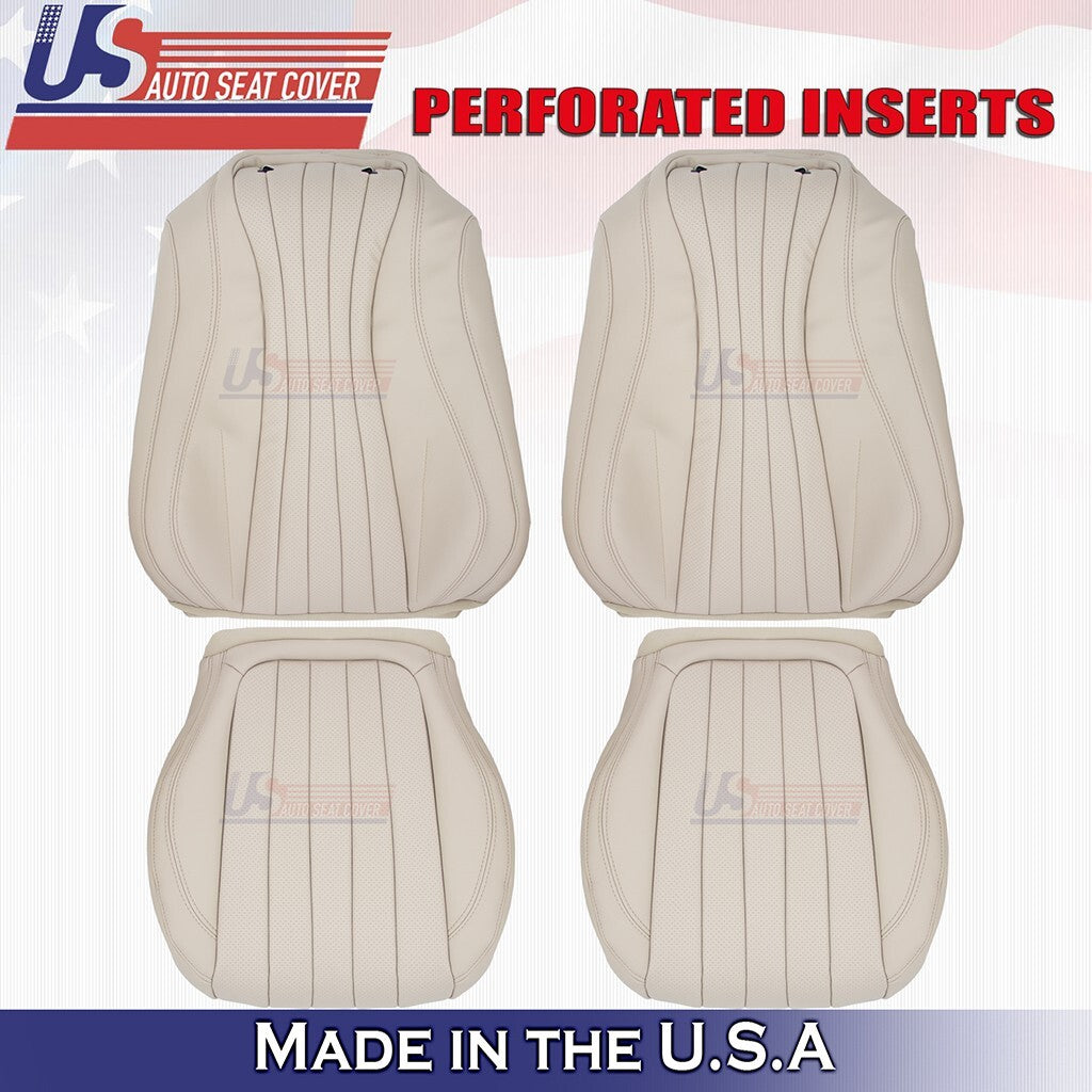 2017 to 2020 For Mercedes Benz Front Set Tops & Bottoms Synth Leather Cover Tan