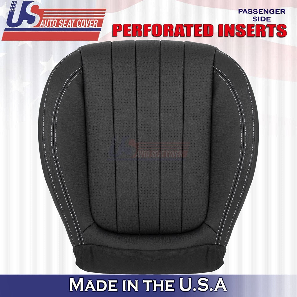 2017 to 2020 For Mercedes Benz E350 Passenger Bottom Synth Leather Cover Black