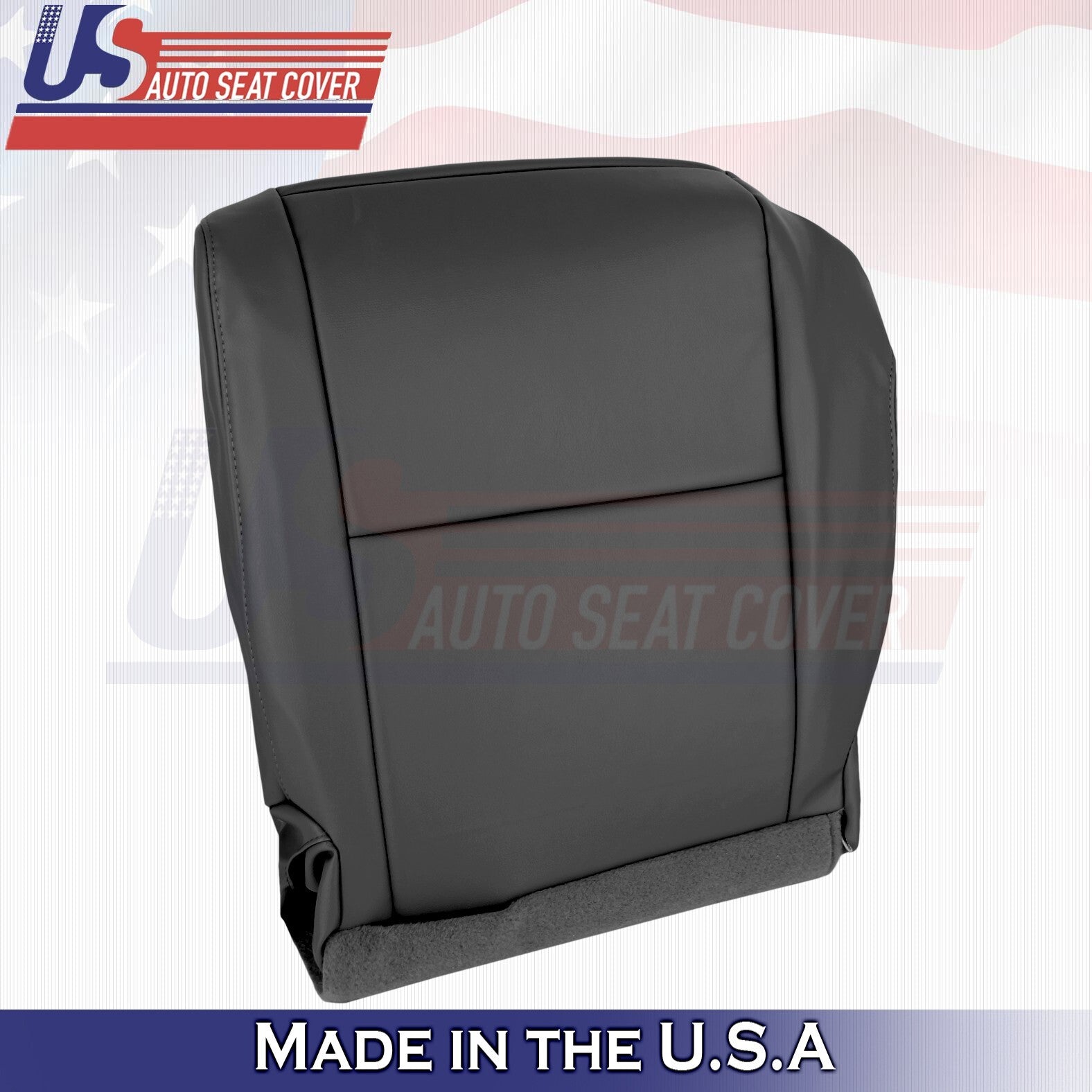 2007-2010 Fits Toyota Tundra Rear Driver & Passenger Bottoms Leather Cover Gray