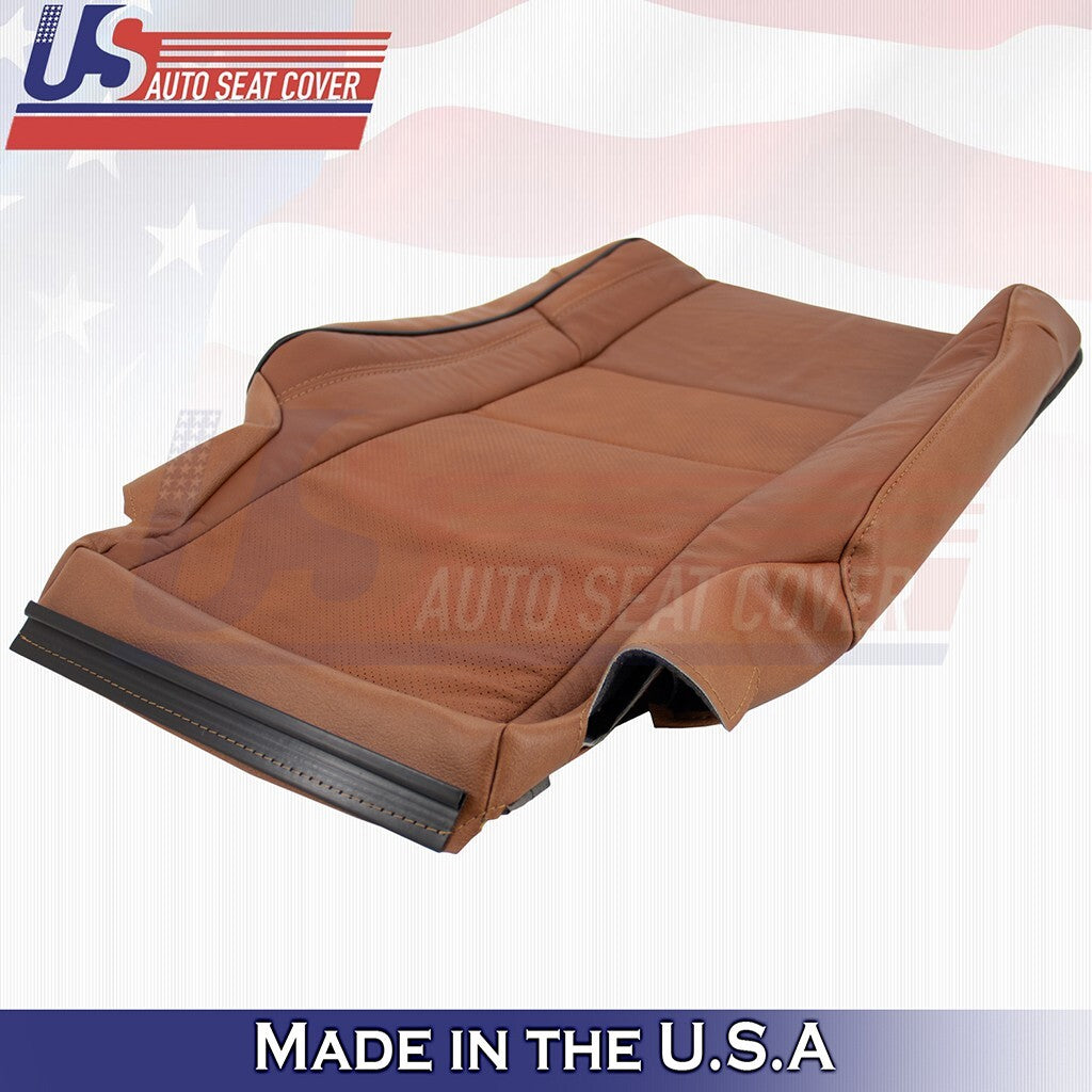 2011 to 2020 For Grand Cherokee Overland Rear Tops & Bottoms Leather Cover Brown