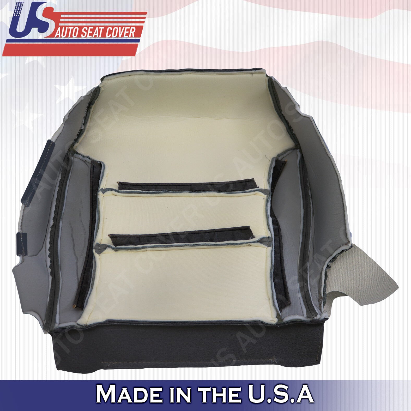 Passenger Bottom Leather Seat Cover Black 2005 to 2010 Fits Honda Odyssey Van