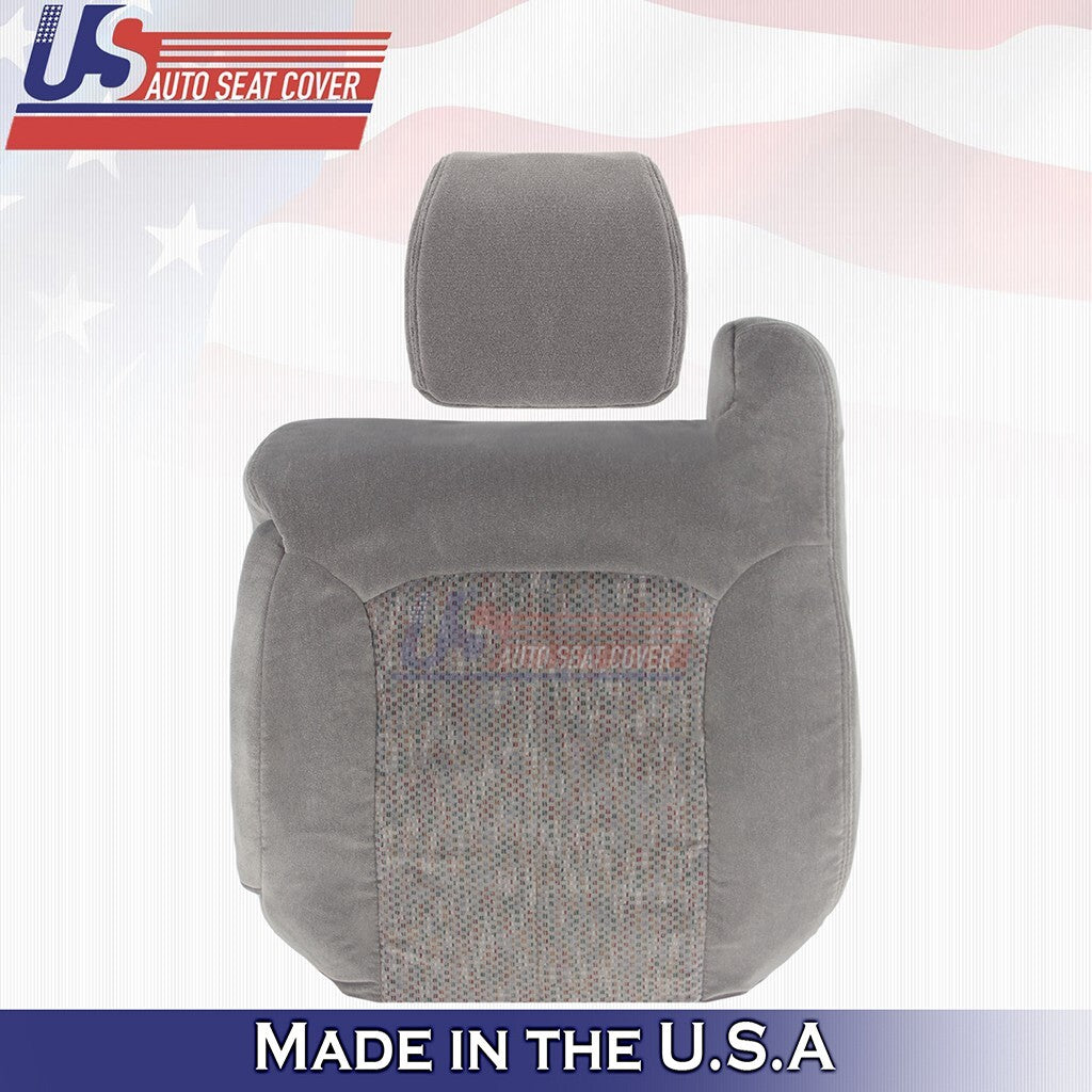 1999 2000 For Chevy Tahoe Driver Bottom/Top/Armrest/Headrest Cloth Cover Gray