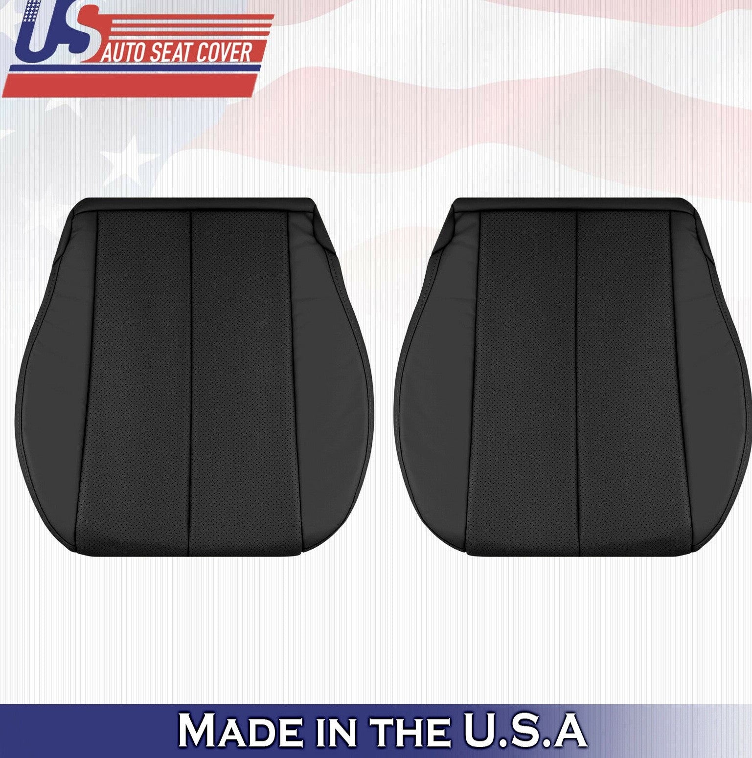 1999 to 2003 For Toyota Camry Solara Driver Passenger Leatherette Cover in Black