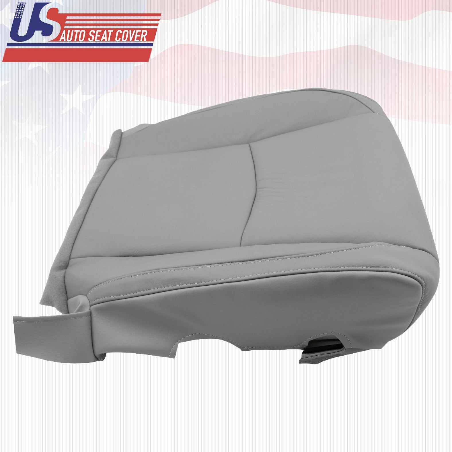 Fits 2008 Lexus RX350 RX400 Driver Bottom Replacement Leather Seat Cover Gray