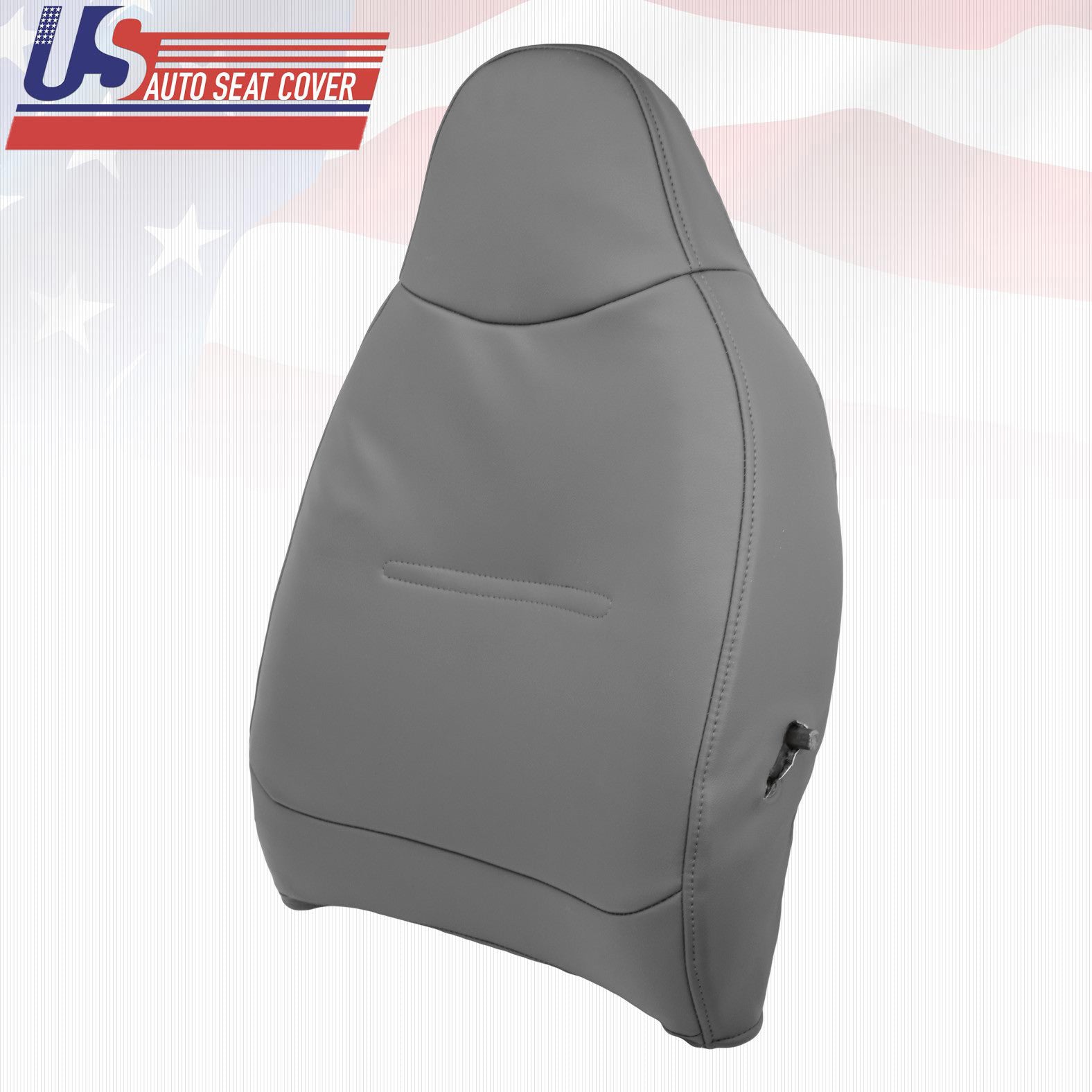 2002 to 2007 Fits Ford F250 F350 F450 XL Passenger Top Vinyl Seat Cover Gray