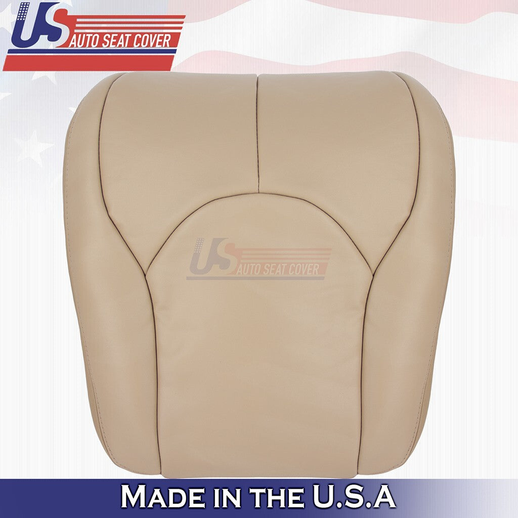 1996 to 2002 For Mercedes Benz SL500 Front Set Tops &Bottoms Leather Cover Tan