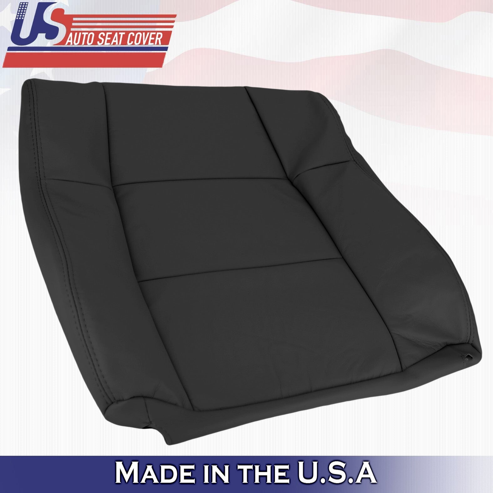2000 2001 For Lexus ES300 Passenger Side Top Leather Seat Cover Black