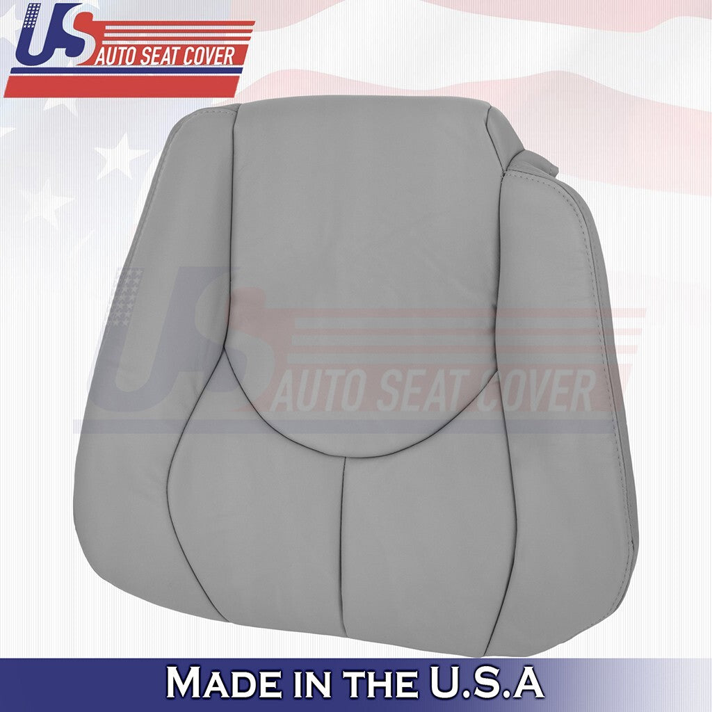 1996 to 2002 For Mercedes Benz SL500 Driver Top &Bottom Leather Seat Cover Gray