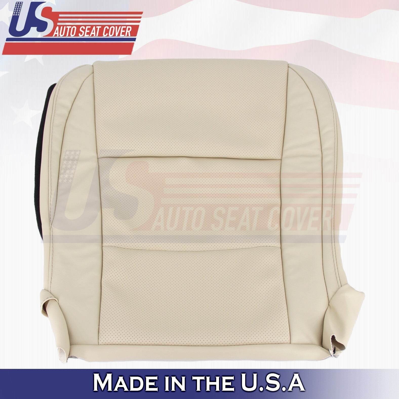 2013 to 2018 Fits Lexus ES350 Passenger Bottom Leather Seat Cover Tan