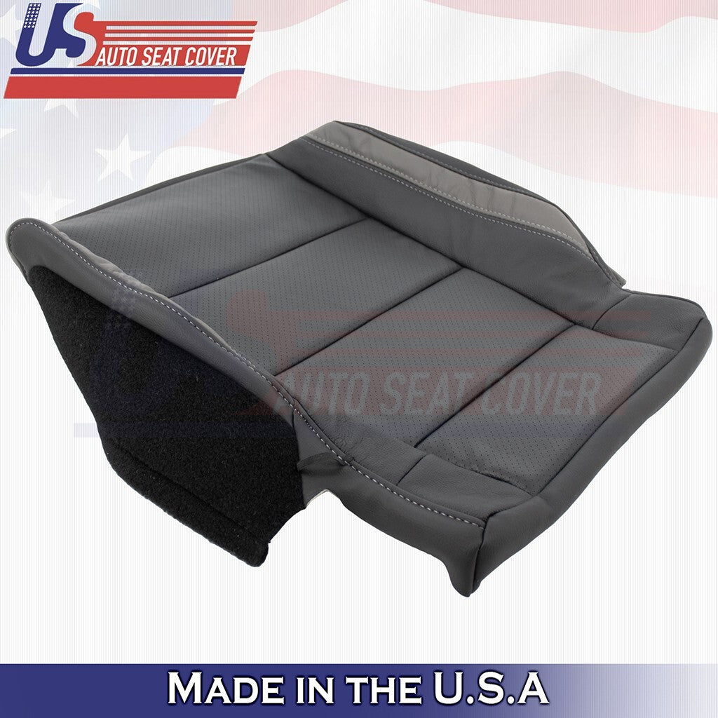 2017 to 2020 Fits Ford F150 Raptor Passenger Bottom Perf Leather Cover Black