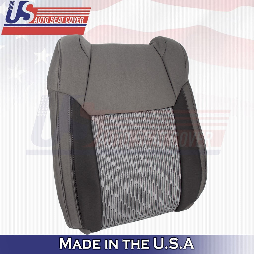 2018 2019 2020 2021 Fits Toyota Tundra Driver Top Bottom Cloth Cover 2-Tone Gray