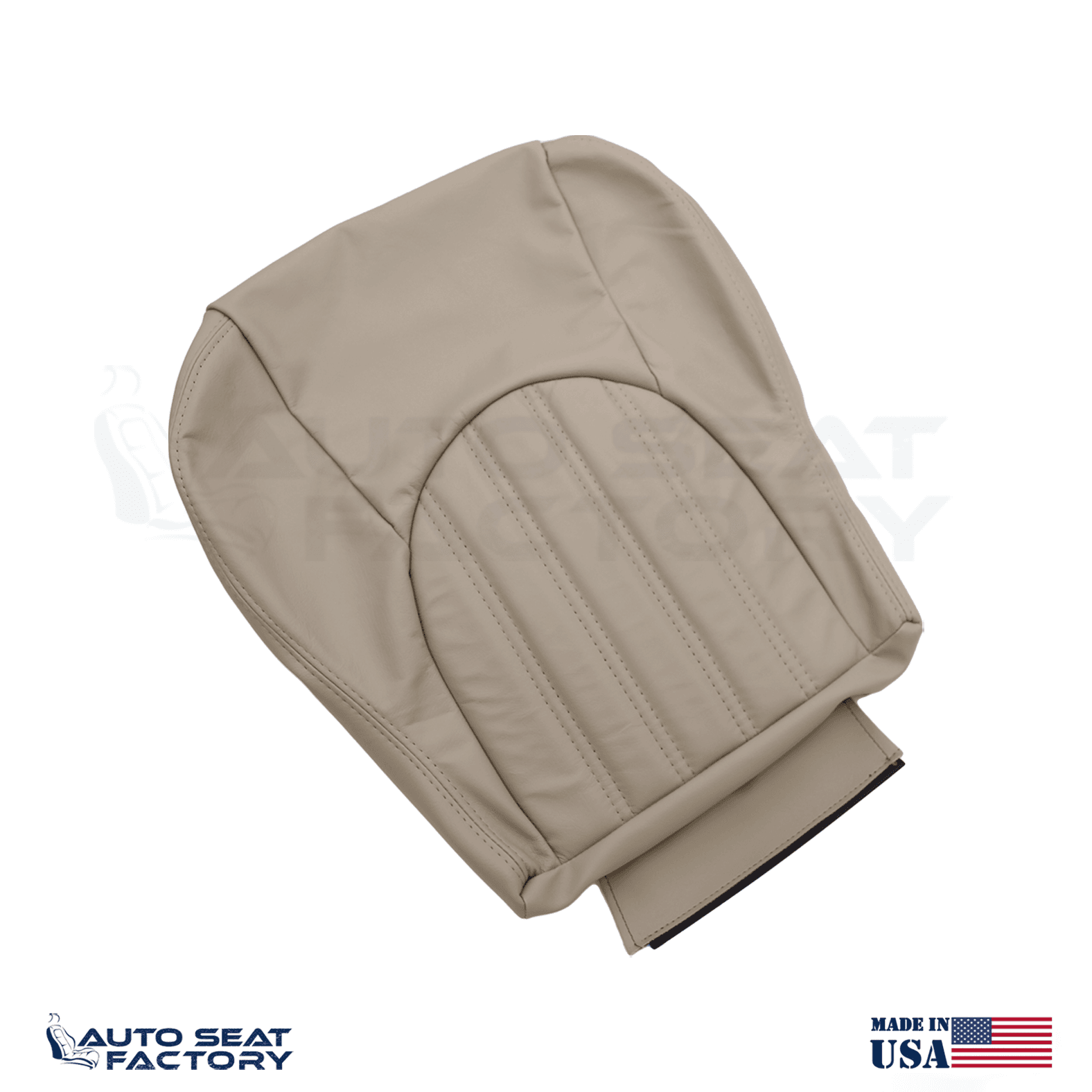 2001 - 2005 Fits Jaguar XK8 Driver Bottom AGD Oatmeal Leather Seat Cover