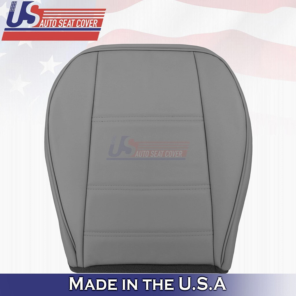 1999- 2004 FITS Ford Mustang V6 Passenger Bottom &Top Genuine Leather Cover Gray