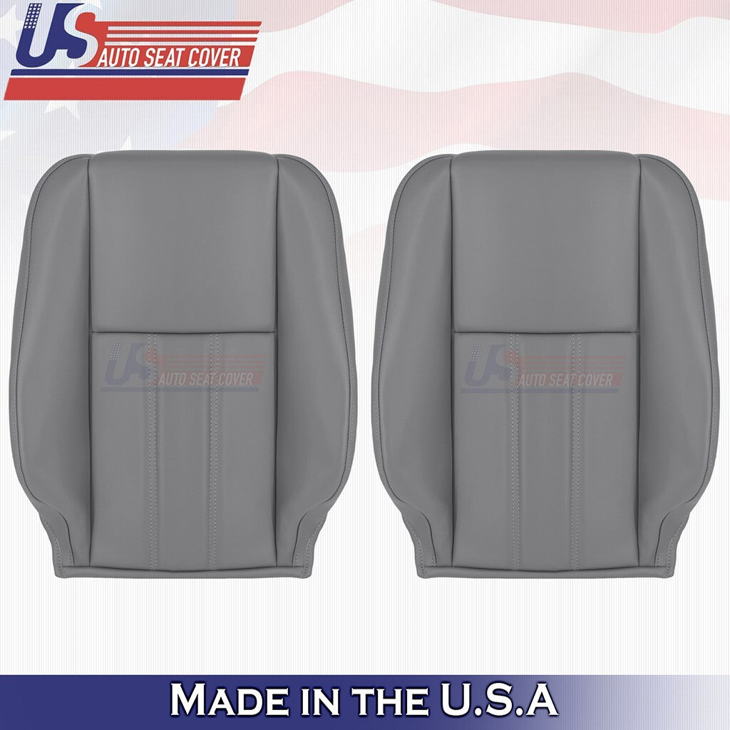 2008-2016 For Chrysler Town & Country Driver Passenger Tops Leather Cover DARK
