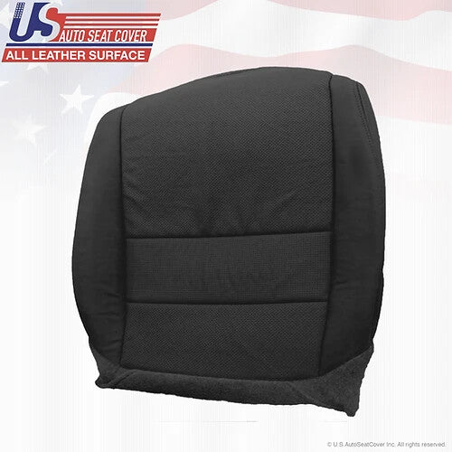 2004 to 2008 Fits Acura TL Driver& Passenger Bottoms Leather Covers Black