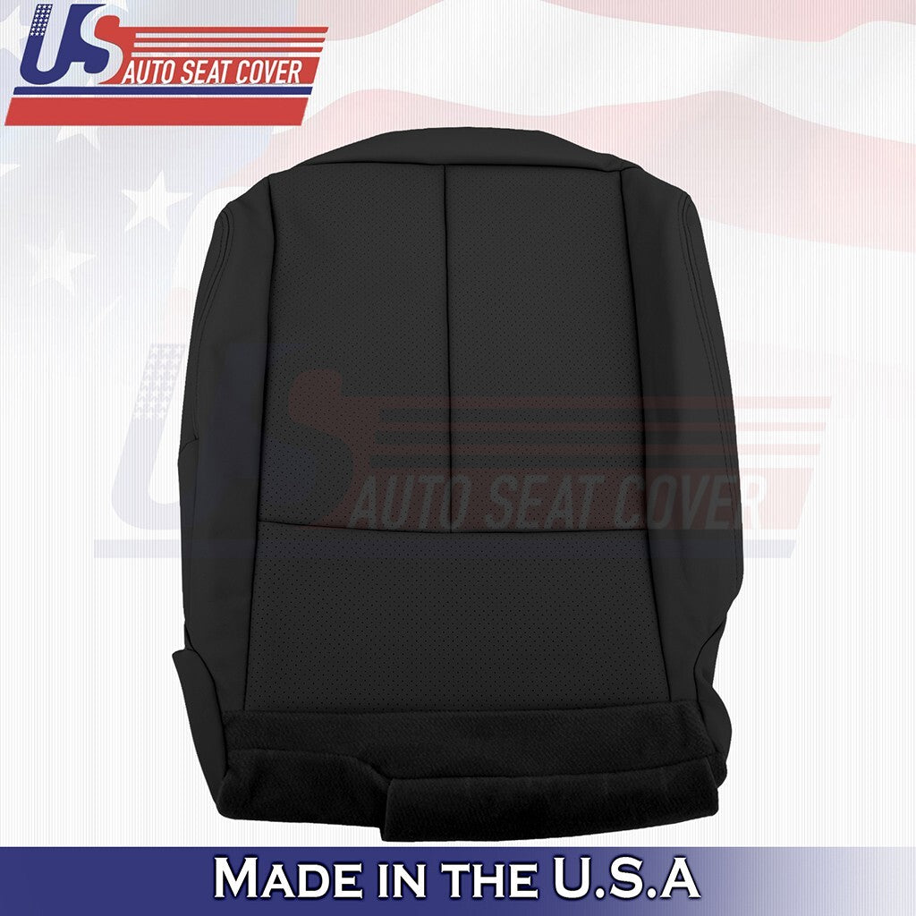 2015 to 2023 Fits Nissan Murano Passenger Bottom Leather Seat Cover Black