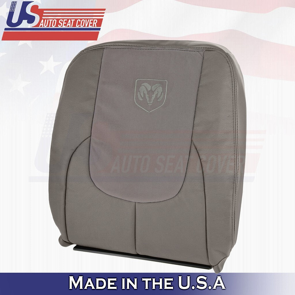 2002 2003 Fits Dodge Ram 2500 Laramie Passenger Top Leather Seat Cover Taupe