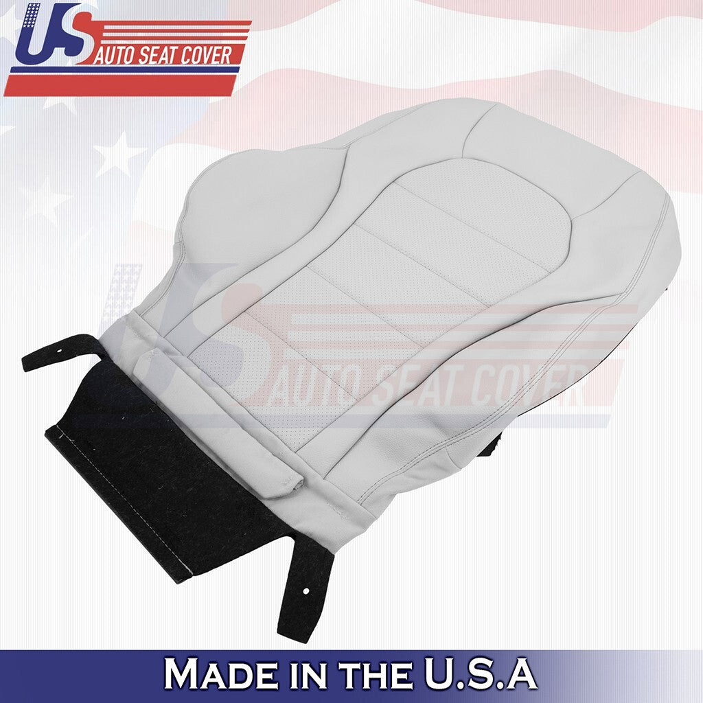 2016 to 2021 Fits Mercedes Benz GLC300 Driver Top Leather seat Cover Gray