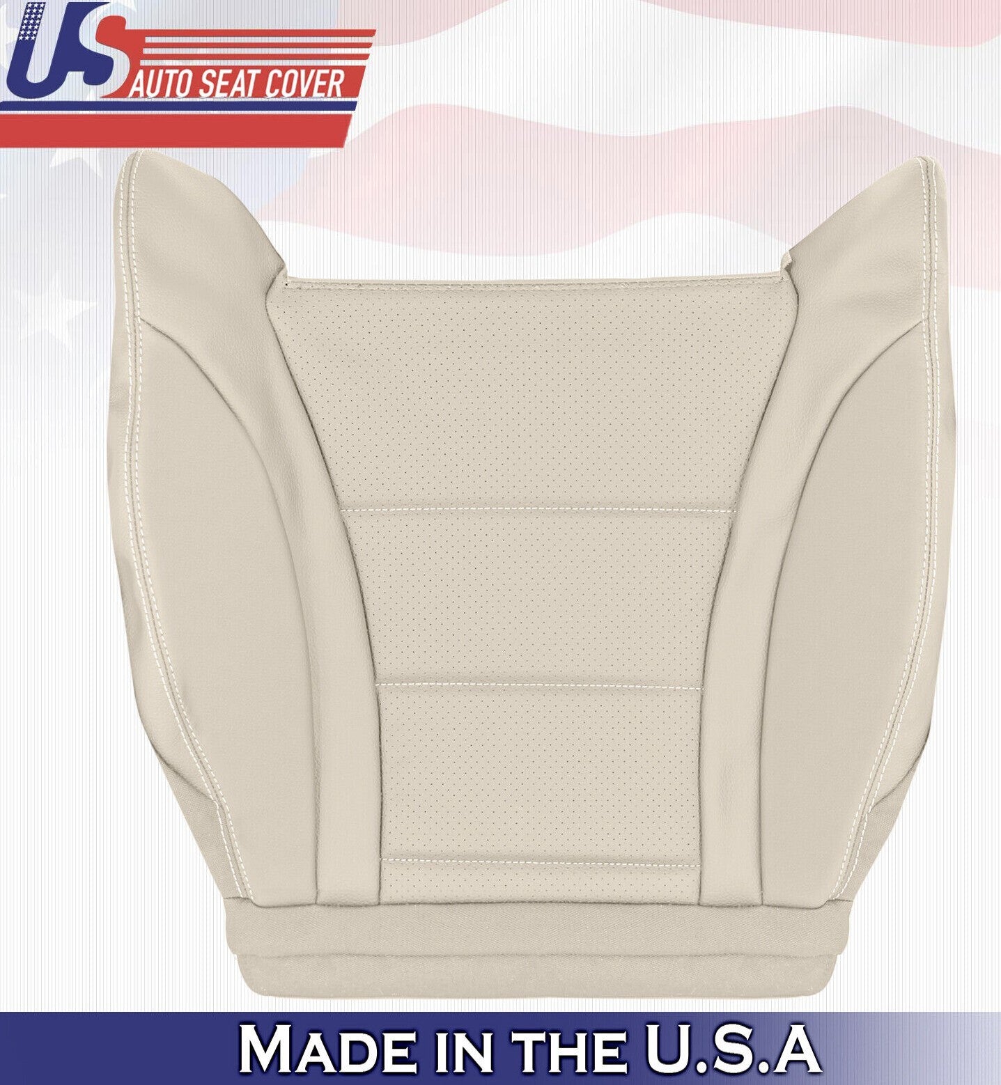 2020 2021 For Mercedes Benz GLC Passenger Side Bottom Leather Seat Cover Tan